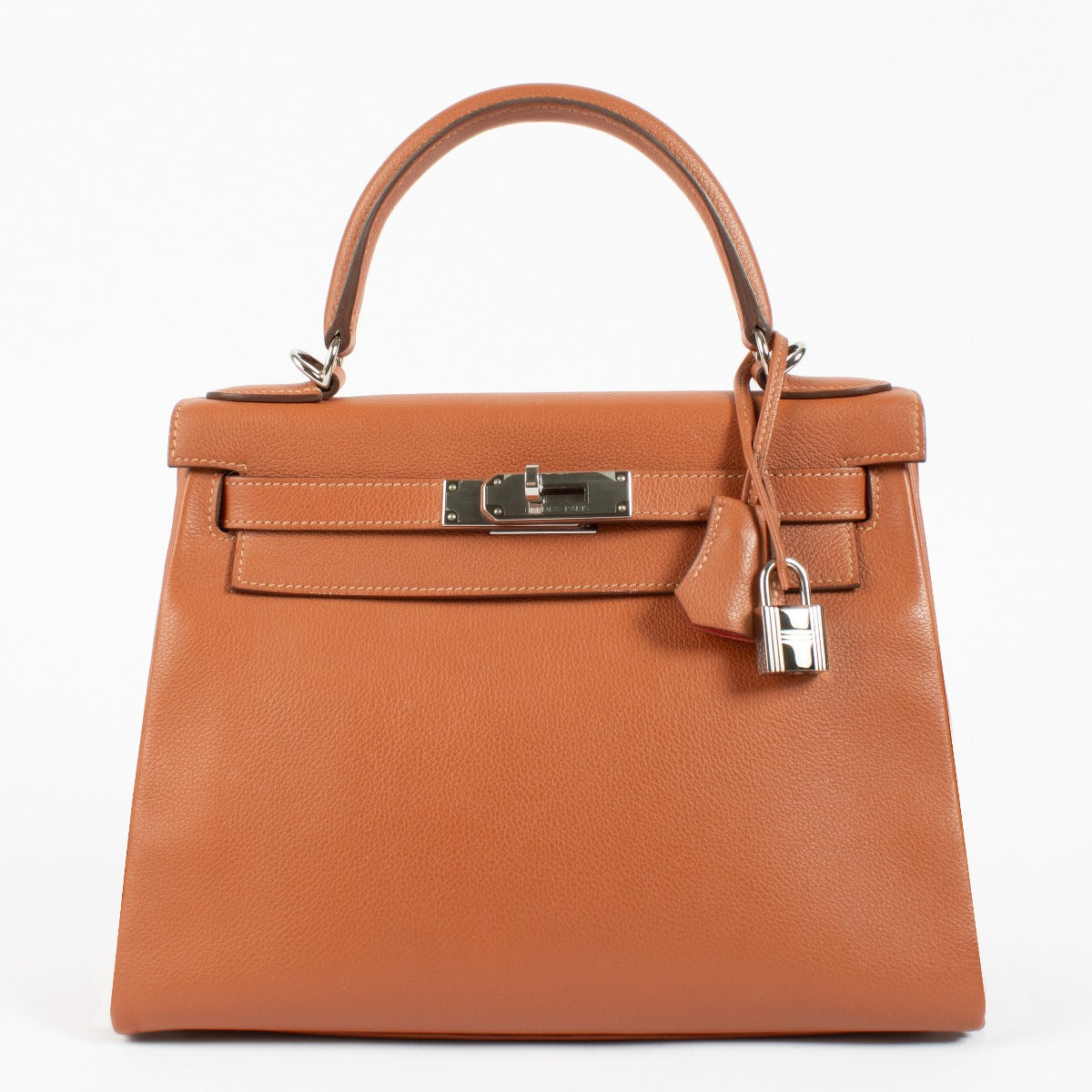 Hermès Kelly 28 Verso Blush/Rose Jaipur Evercolor PHW