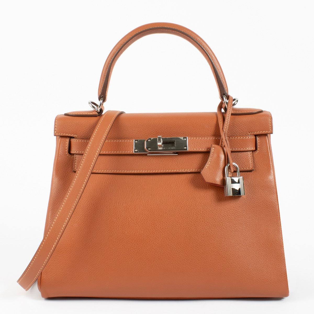 Hermès Kelly 28 Verso Blush/Rose Jaipur Evercolor PHW