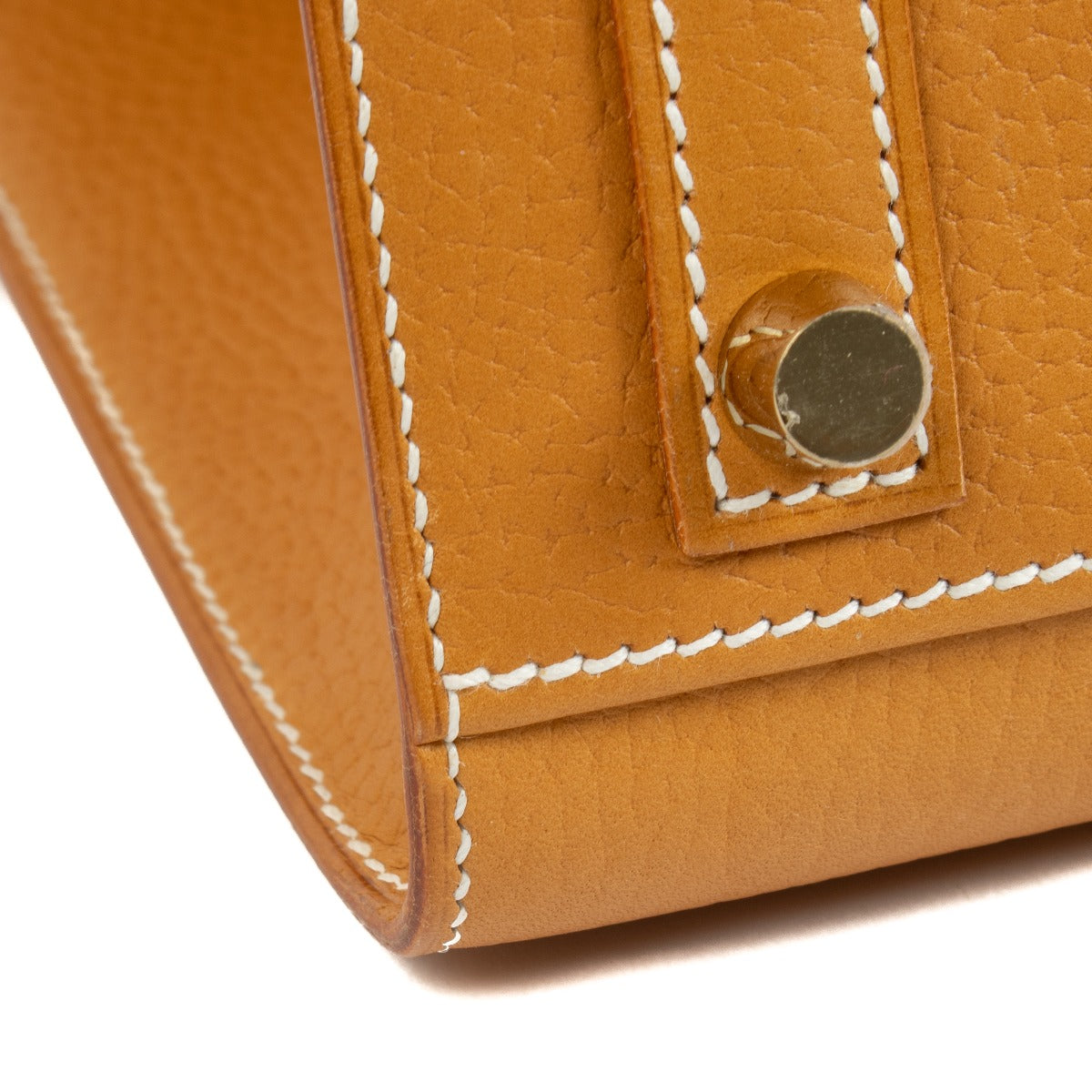 Hermès Birkin 30 Sellier Naturel Sable Vache Naturelle Grainée GHW