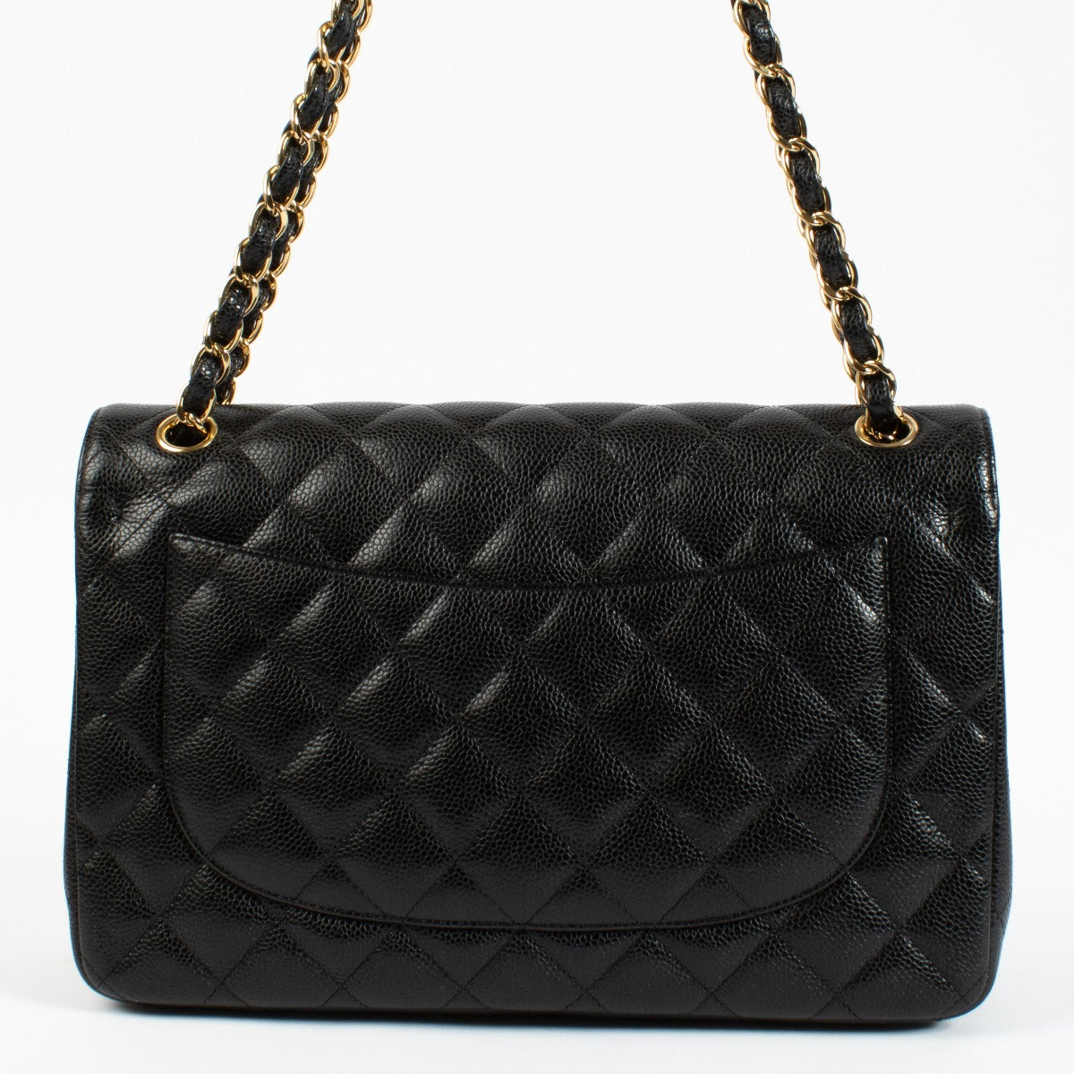 Chanel Black Caviar Large Classic Flap Bag