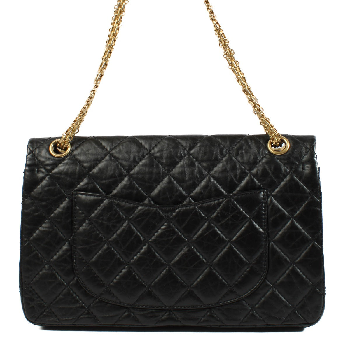 shop 100% authentic second hand Chanel Black Calfskin Medium 2.55 Bag on Labellov.com
