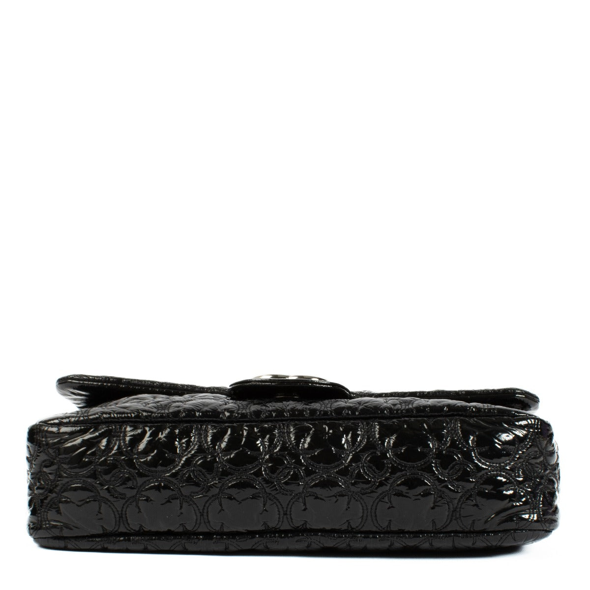 Chanel Zwart Lakleren Rock In Moscow Flap Bag