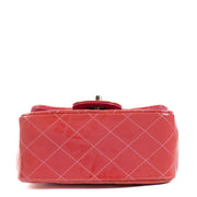 Buy authentic second hand Chanel Pink Patent Leather Classic Flap Bag at Labellov.com