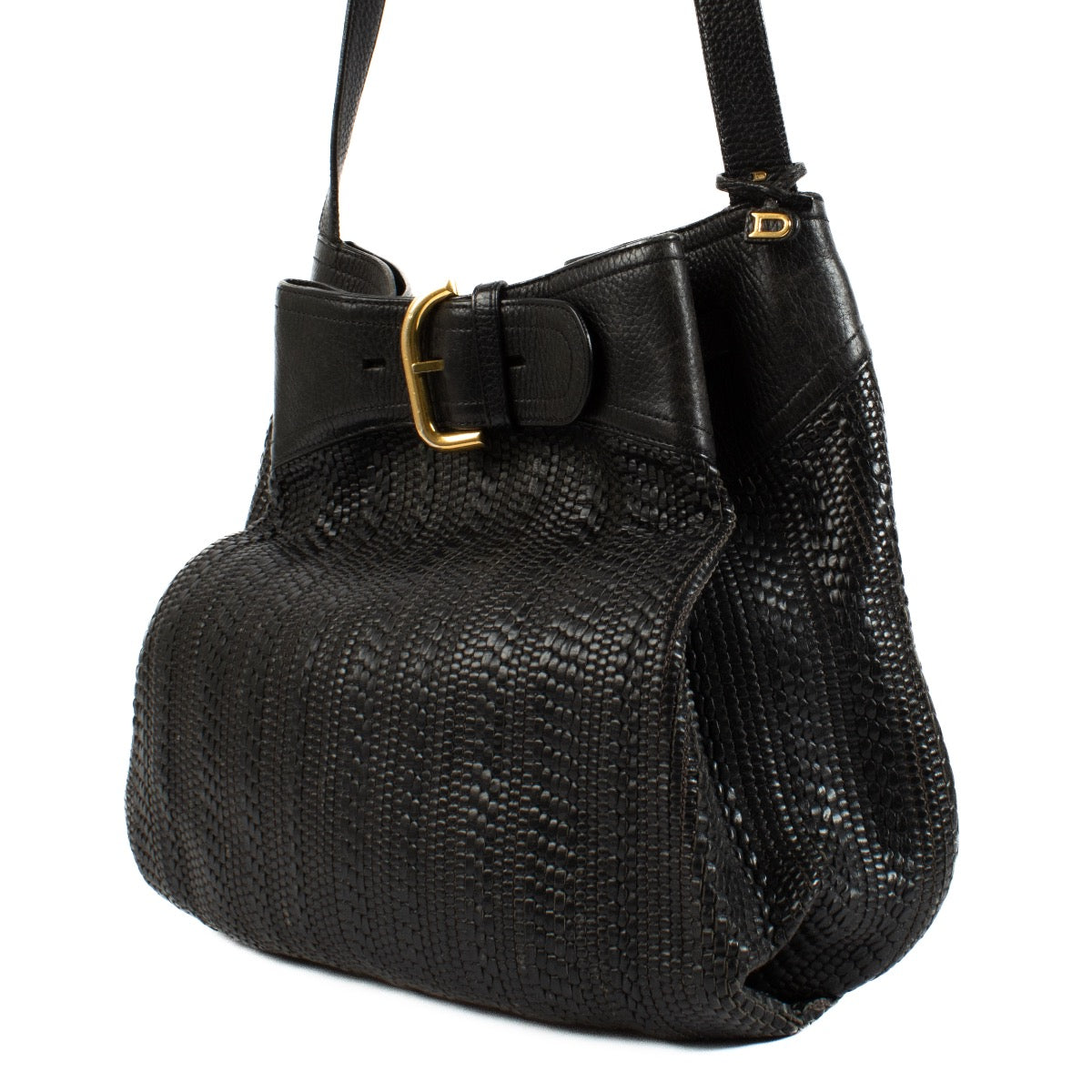 Shop 100% authentic second hand Delvaux Black Nomade Shoulder Bag on Labellov.com