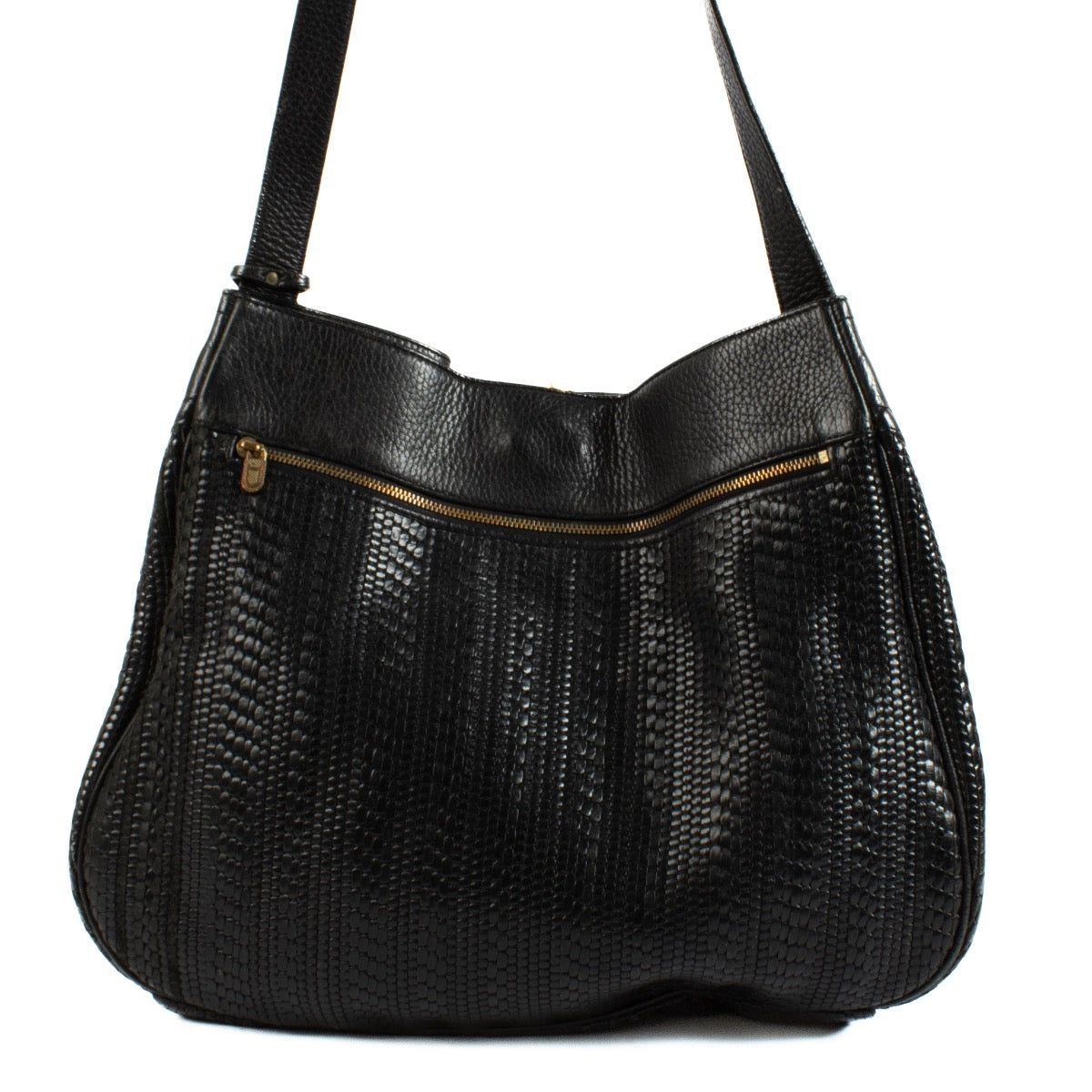Shop 100% authentic second hand Delvaux Black Nomade Shoulder Bag on Labellov.com