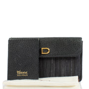 Buy authentic second hand Delvaux Black Toile de Cuir Vintage Wallet at Labellov.com