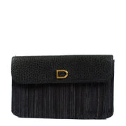 Buy authentic second hand Delvaux Black Toile de Cuir Vintage Wallet at Labellov.com
