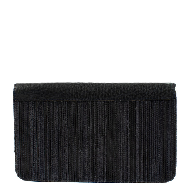 Buy authentic second hand Delvaux Black Toile de Cuir Vintage Wallet at Labellov.com