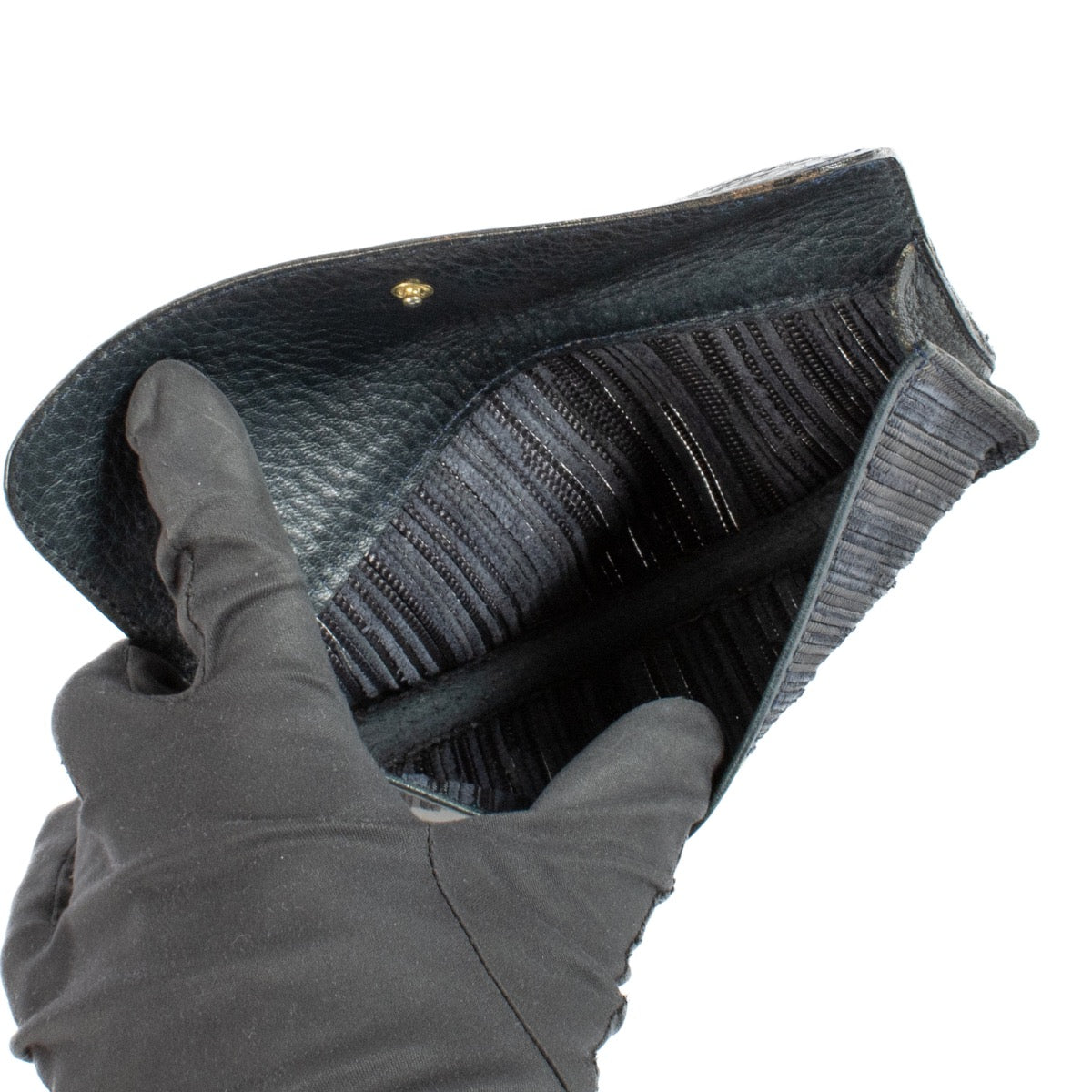 Buy authentic second hand Delvaux Black Toile de Cuir Vintage Wallet at Labellov.com