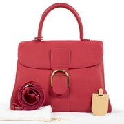 Authentic second hand Delvaux Framboise Crispy Calf Brillant GM Fly Bag on Labellov.com