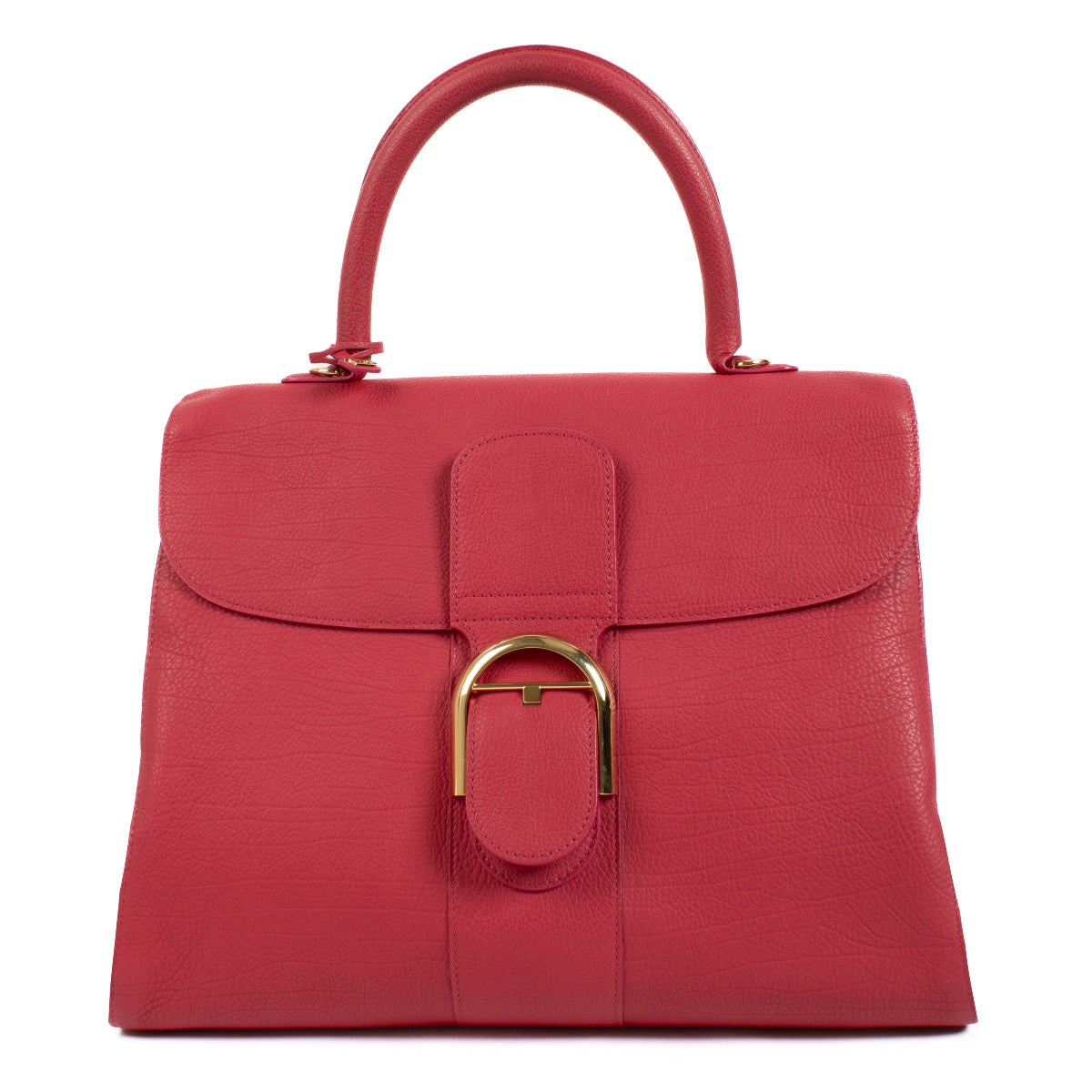 Authentic second hand Delvaux Framboise Crispy Calf Brillant GM Fly Bag on Labellov.com