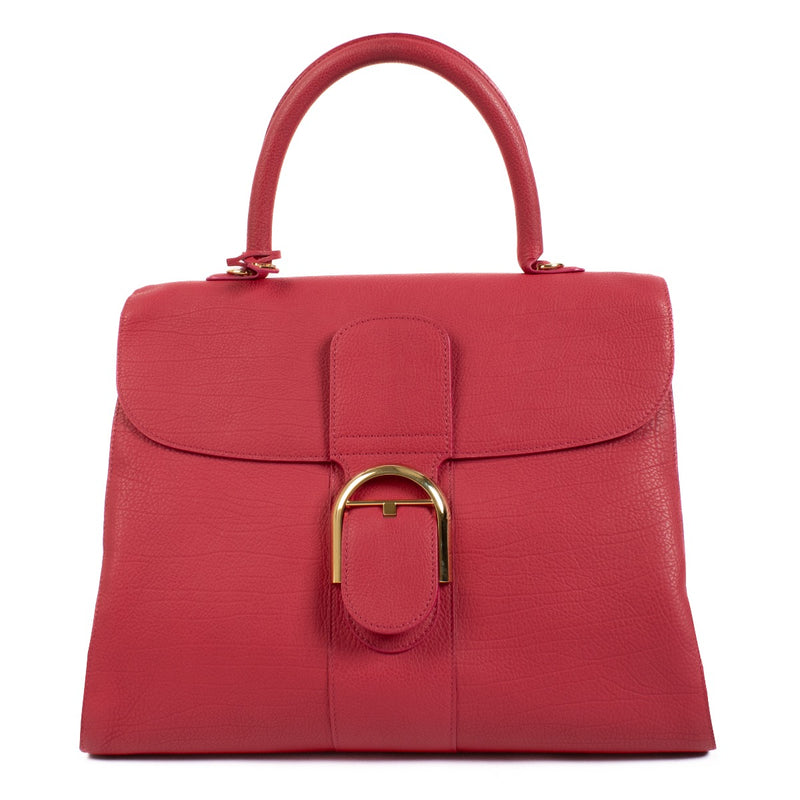 Authentic second hand Delvaux Framboise Crispy Calf Brillant GM Fly Bag on Labellov.com
