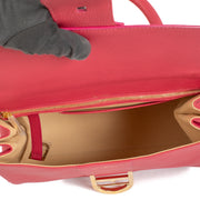 Authentic second hand Delvaux Framboise Crispy Calf Brillant GM Fly Bag on Labellov.com