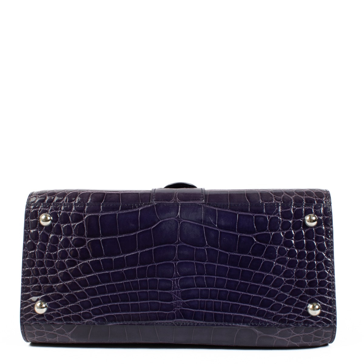 Authentic second hand Delvaux Purple Crocodile Brillant MM on Labellov.com