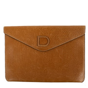 Shop 100% authentic second hand Delvaux Brown Clutch on Labellov.com