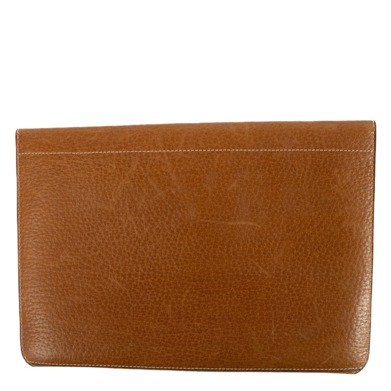 Shop 100% authentic second hand Delvaux Brown Clutch on Labellov.com