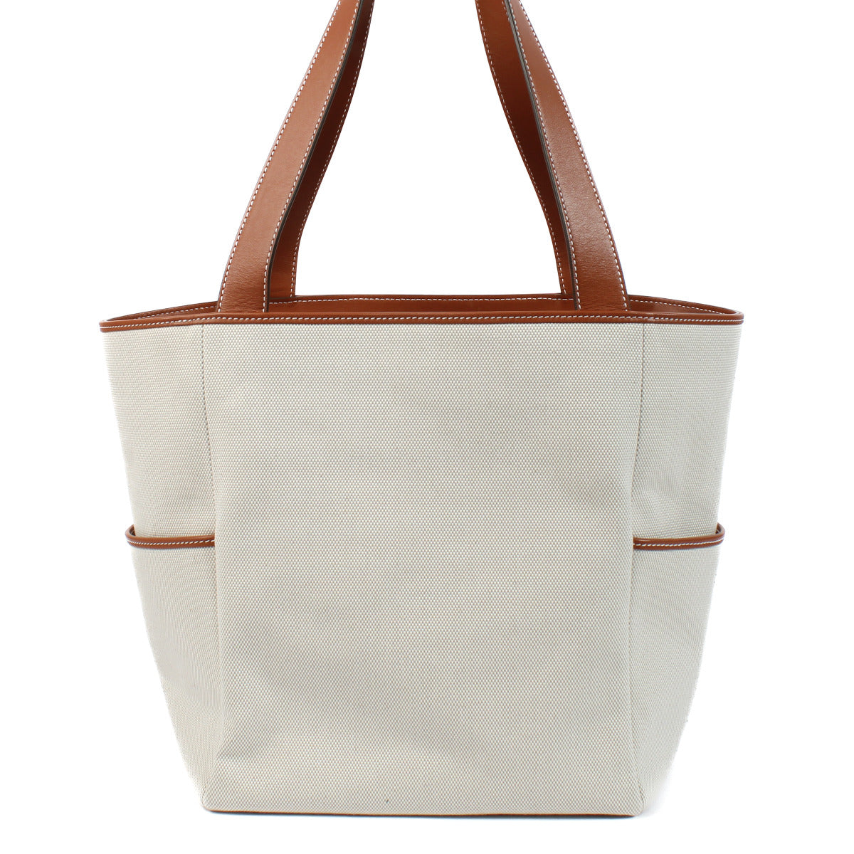Delvaux Beige Canvas Delight Tote Bag