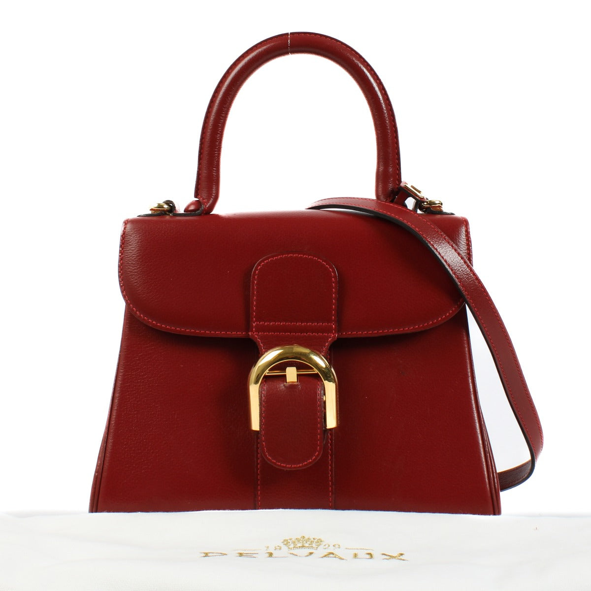 Shop safe online at Labellov in Antwerp, Brussels and Knokke this 100% authentic second hand Delvaux Rosso Jumping Brillant PM. Veilig online tweedehands authentieke Delvaux Rosso Jumping Brillant kopen bij Labellov.