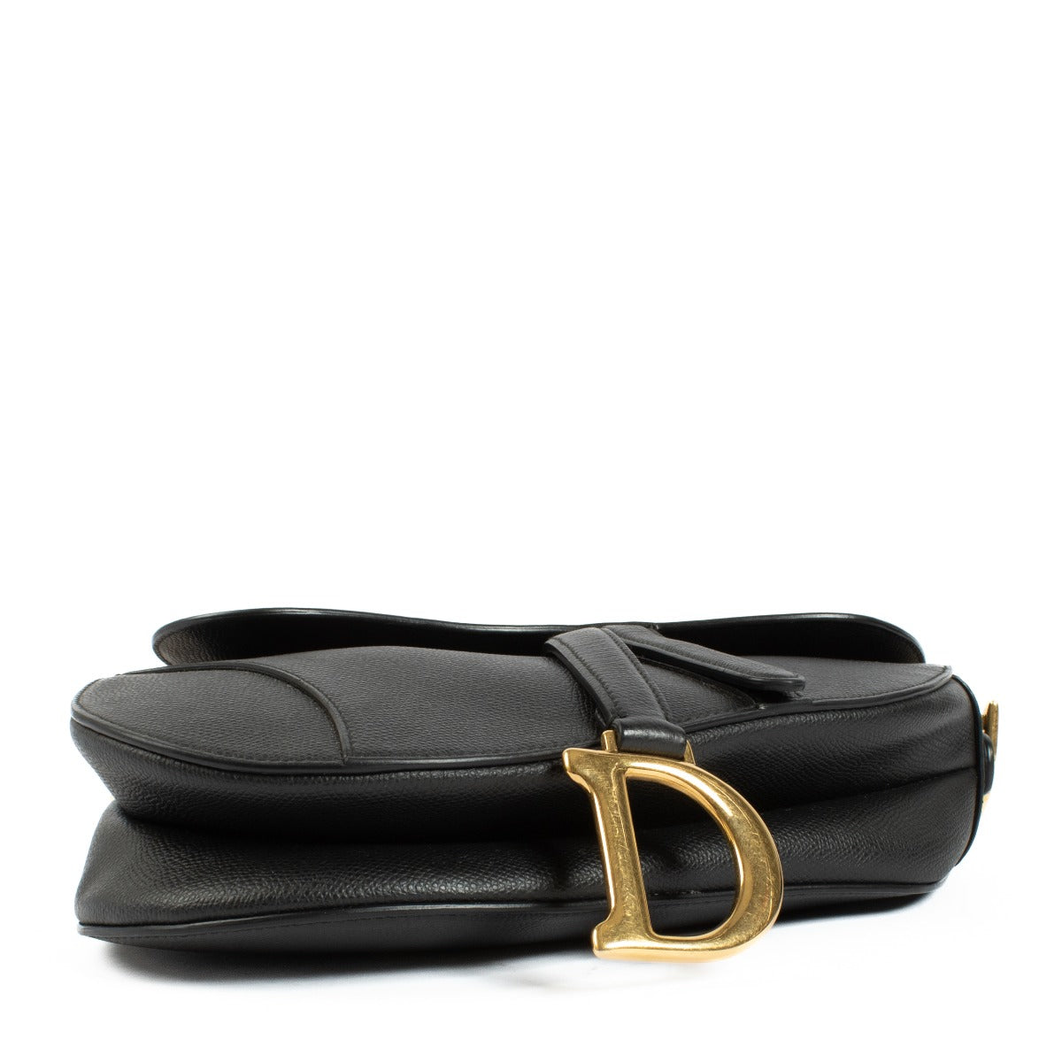 Christian Dior Black Saddle Bag