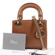 Authentic second hand Christian Dior Lizard Mini Lady Dior on Labellov.com