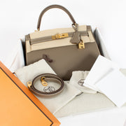Hermès Kelly 28 Etoupe Epsom GHW