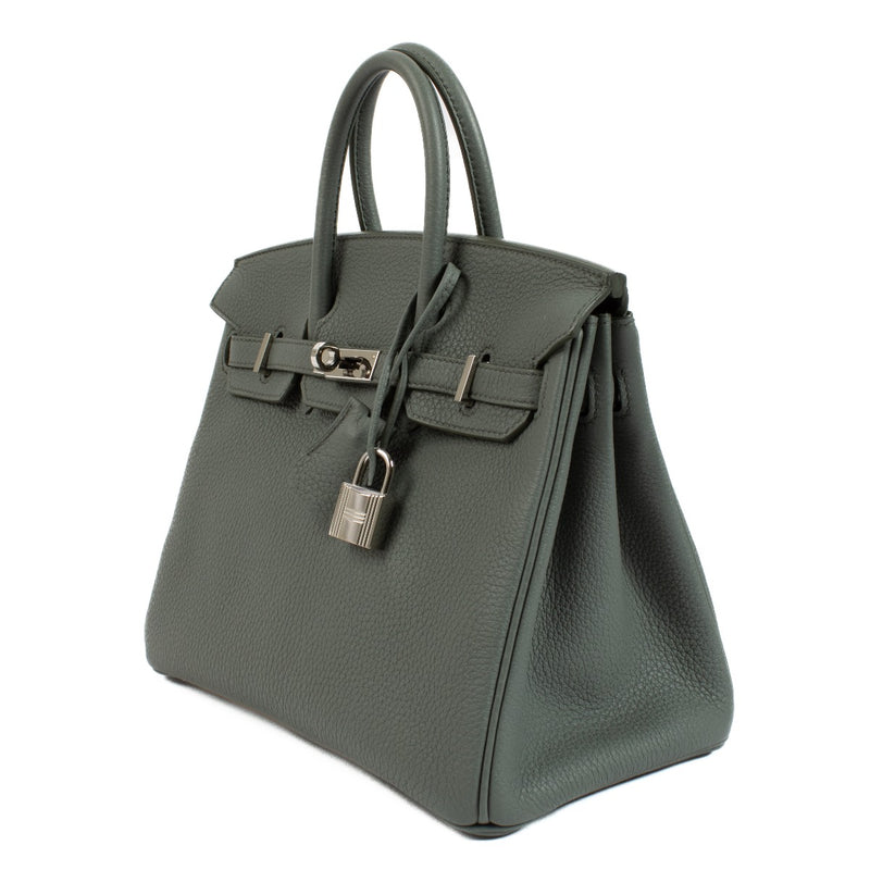 Hermès Birkin 25 Vert Amande Togo PHW