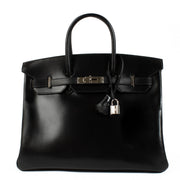 Hermès Birkin 35 Verso Black/Ebene Box PHW