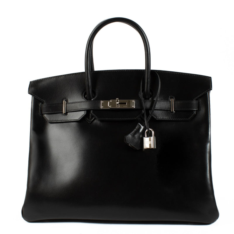 Hermès Birkin 35 Verso Black/Ebene Box PHW