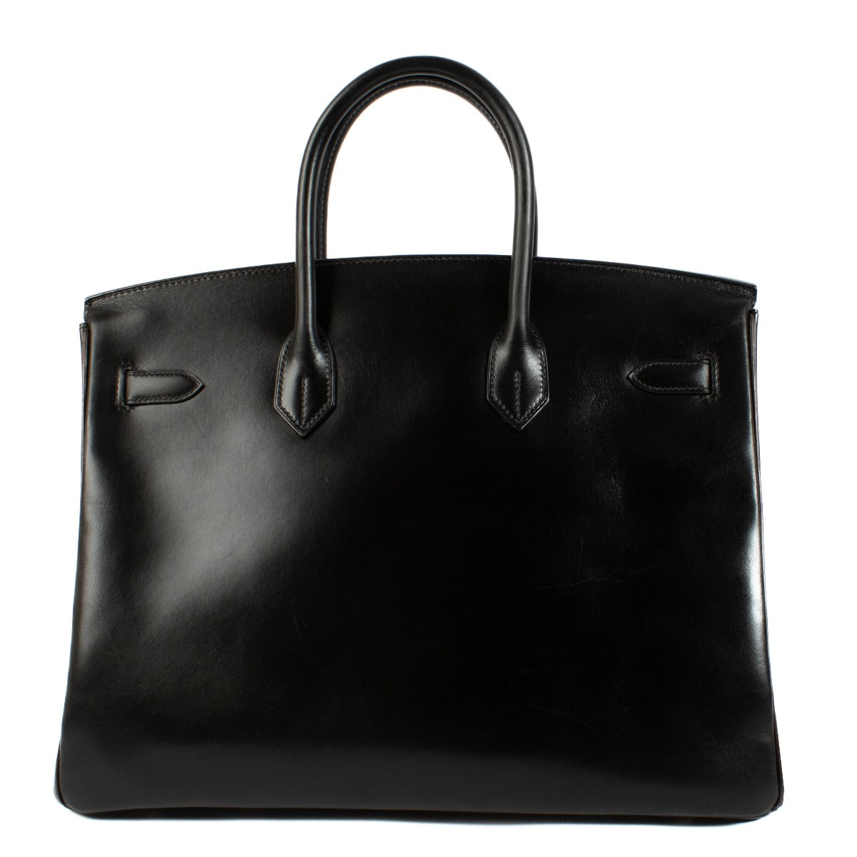 Hermès Birkin 35 Verso Black/Ebene Box PHW
