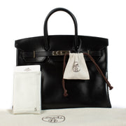 2005 Hermès Birkin 35 Verso Black/Ebene Box