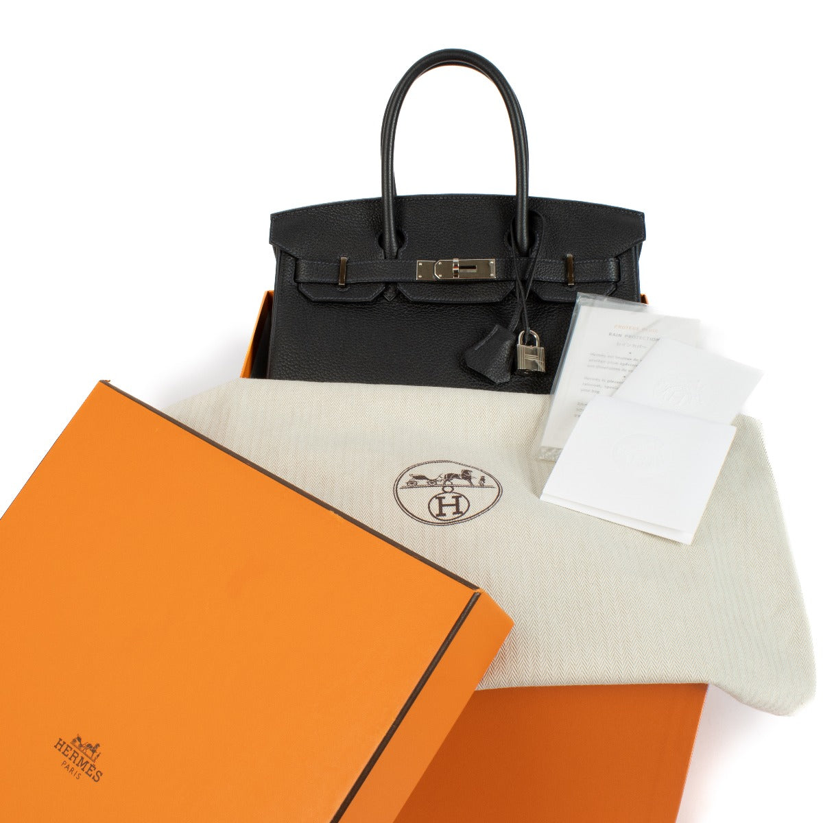 2017 Hermès HSS Birkin 30 Black/Blue Nuit Togo PHW