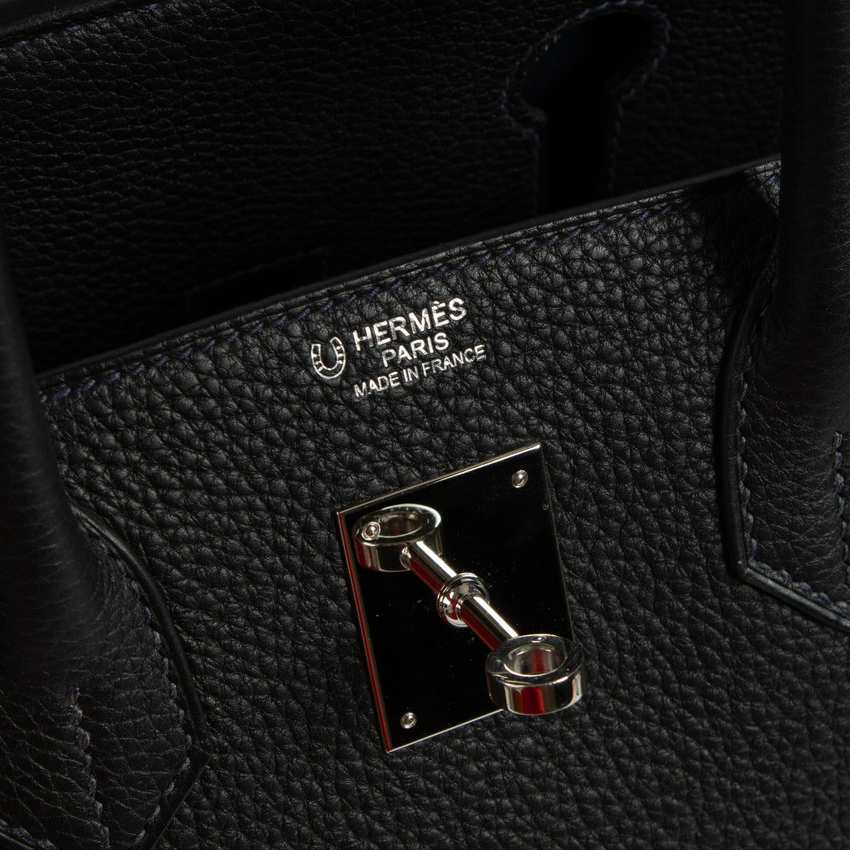 Hermès HSS Birkin 30 Noir/Bleu Nuit Togo PHW