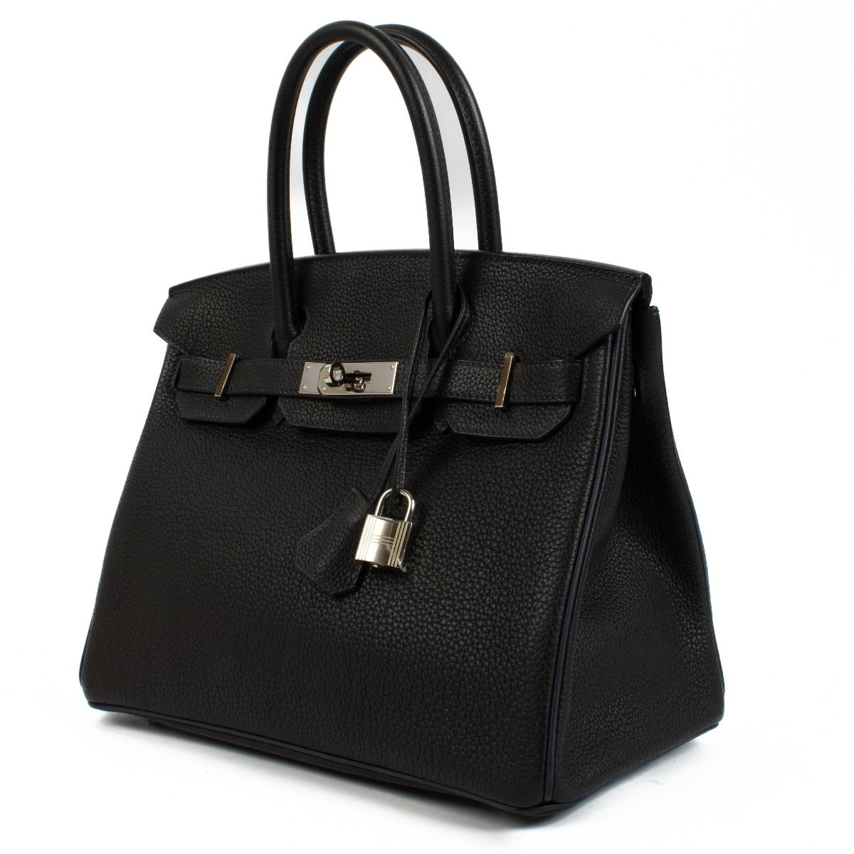 2017 Hermès HSS Birkin 30 Black/Blue Nuit Togo PHW