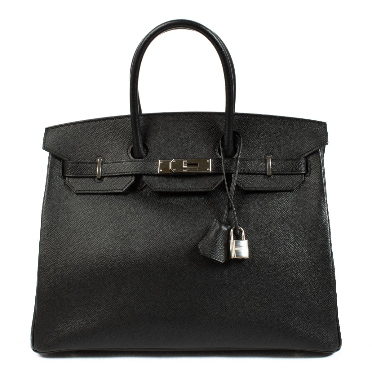Authentic second hand Hermès Birkin 35 Black Epsom on www.labellov.com