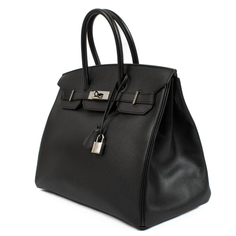 2019 Hermès Birkin 35 Black Epsom PHW