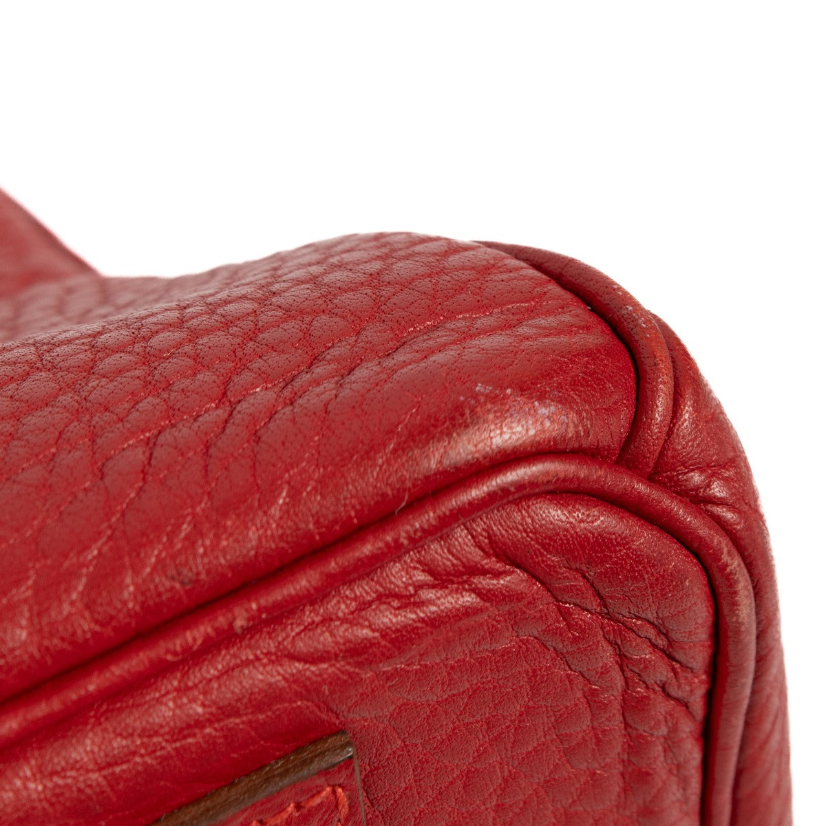 Hermès Birkin 40 Rouge Vif Fjord GHW