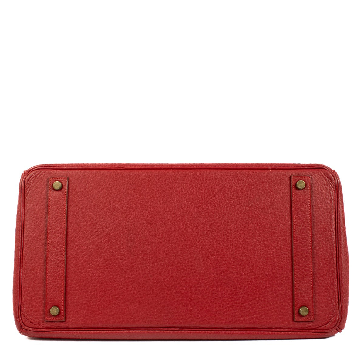 Hermès Birkin 40 Rouge Vif Fjord GHW