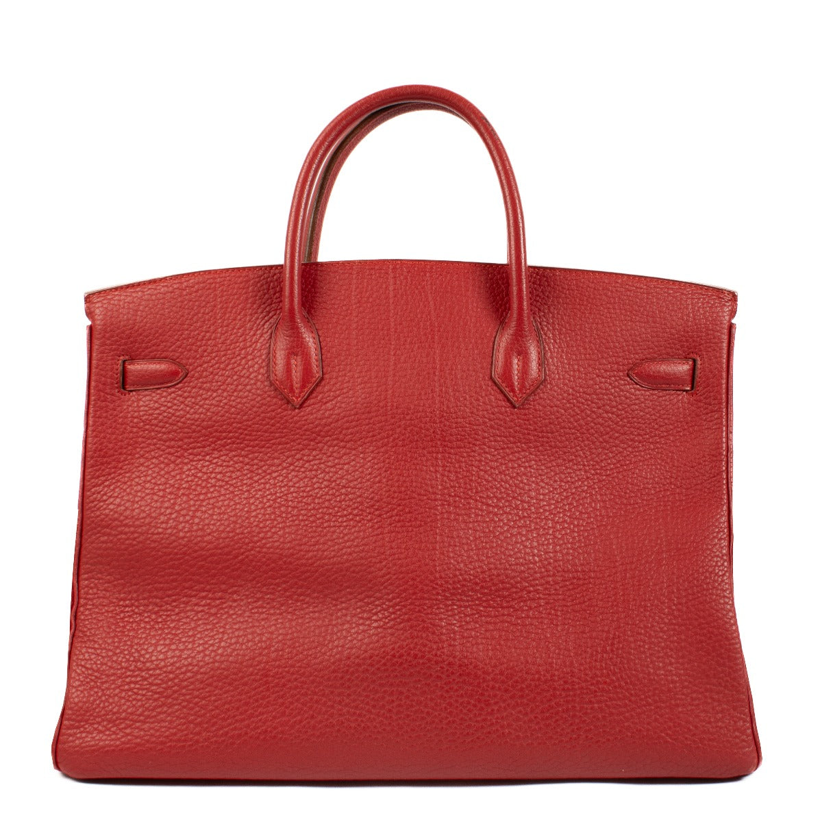 Hermès Birkin 40 Rouge Vif Fjord GHW