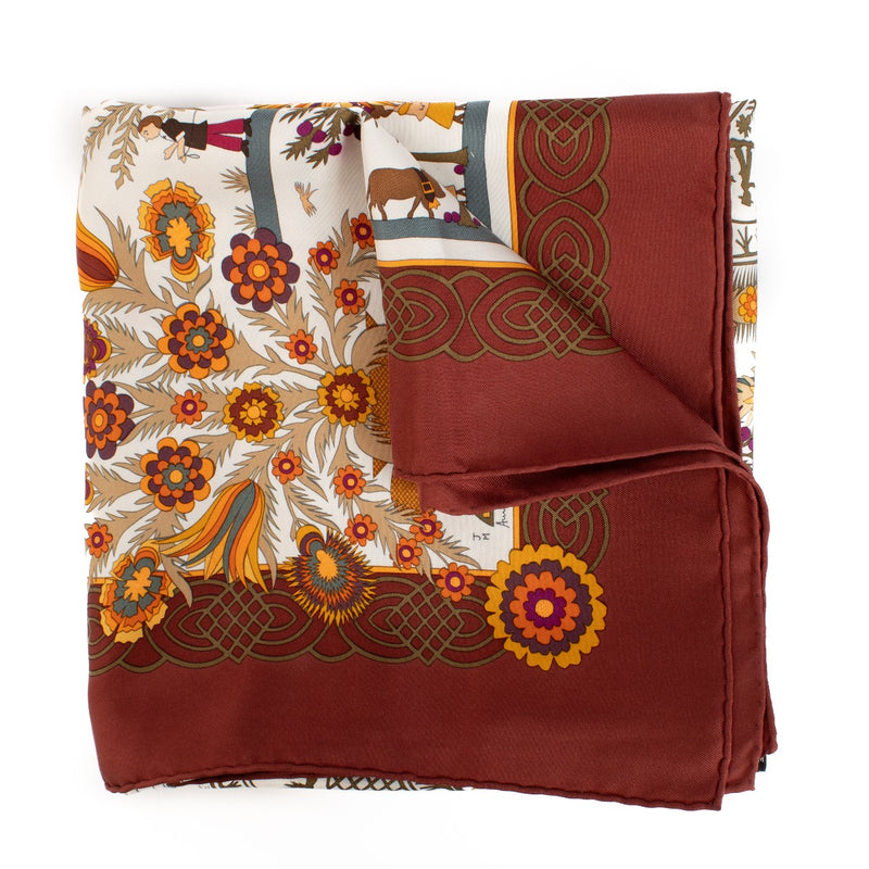 Authentic second hand Hermès Decoupage Scarf on Labellov.com