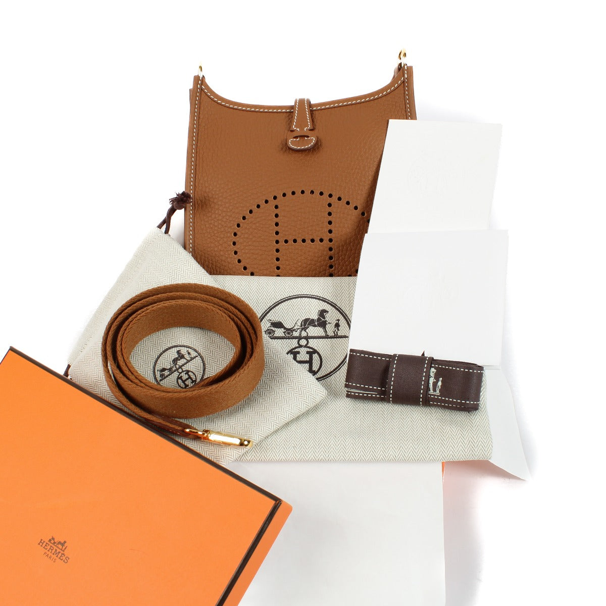 Hermès Evelyne 16 Gold Taurillon Clemence