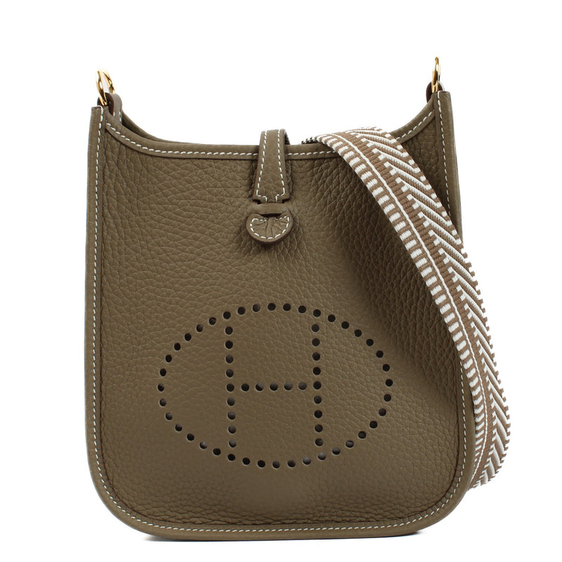Hermès Evelyne 16 Etoupe Clemence Sangle Cavale GHW