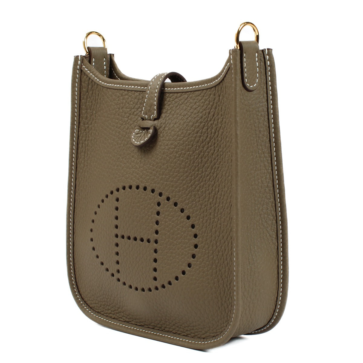 Hermès Evelyne 16 Etoupe Clemence Sangle Cavale GHW