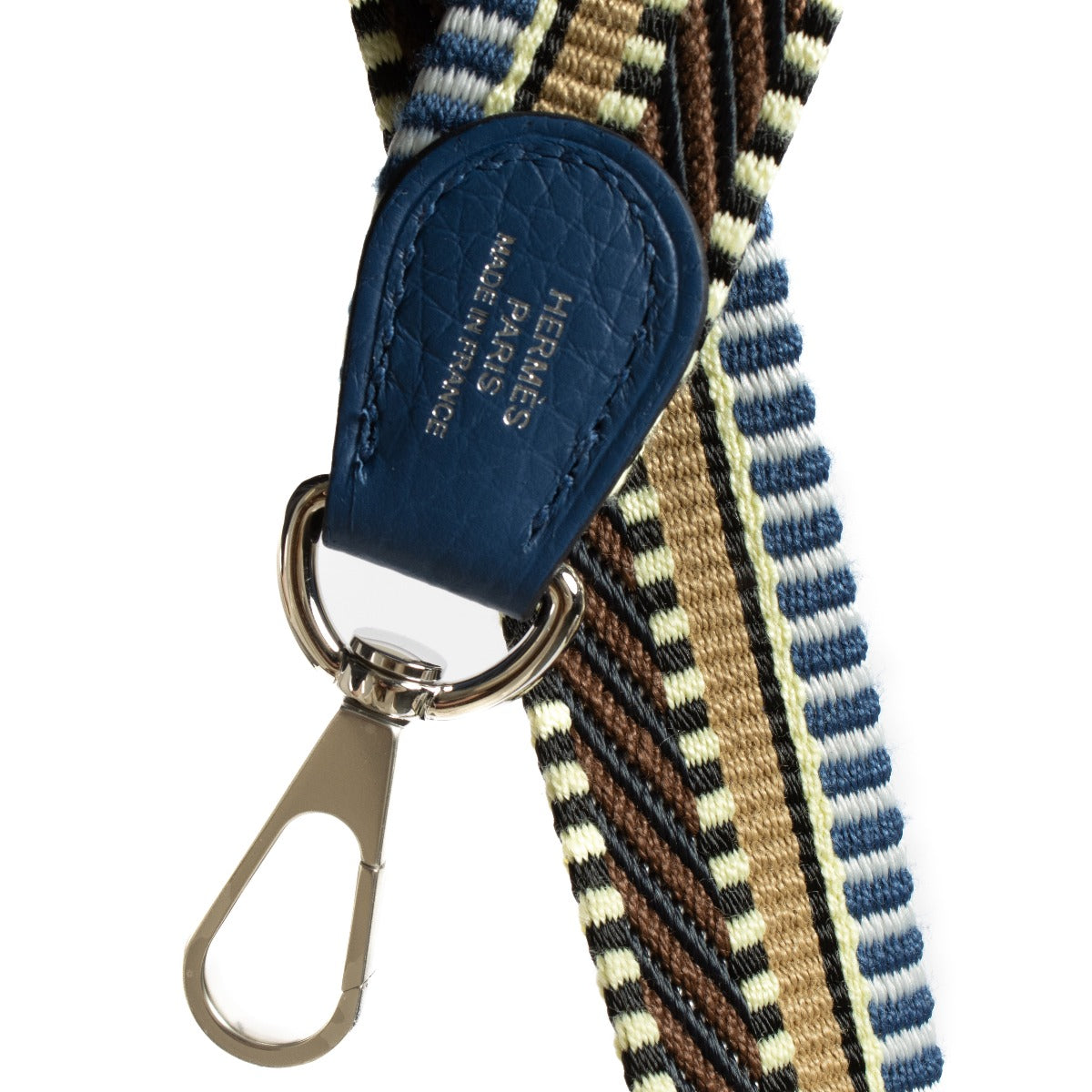 Hermès Evelyne 16 Bleu Tie Clemence Sangle Cavale PHW
