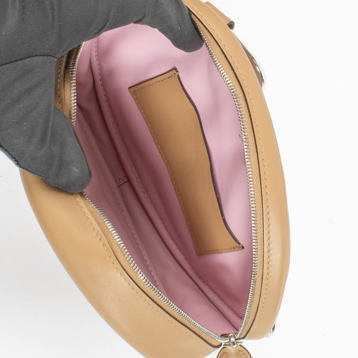 Hermès In-the-Loop Banane Verso Chai/Mauve Sylvestre Swift PHW