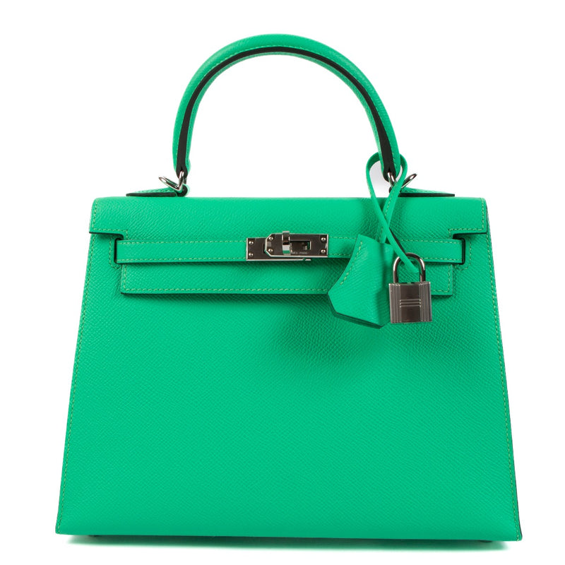 Hermès Kelly 25 Vert Comics Epsom PHW