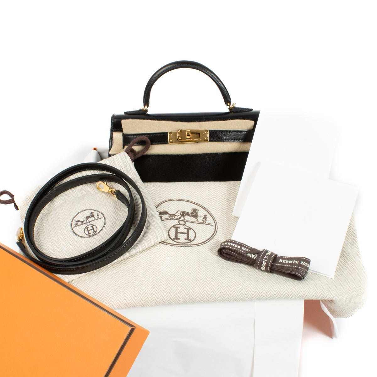 Hermès Kelly Mini Black Box 2025