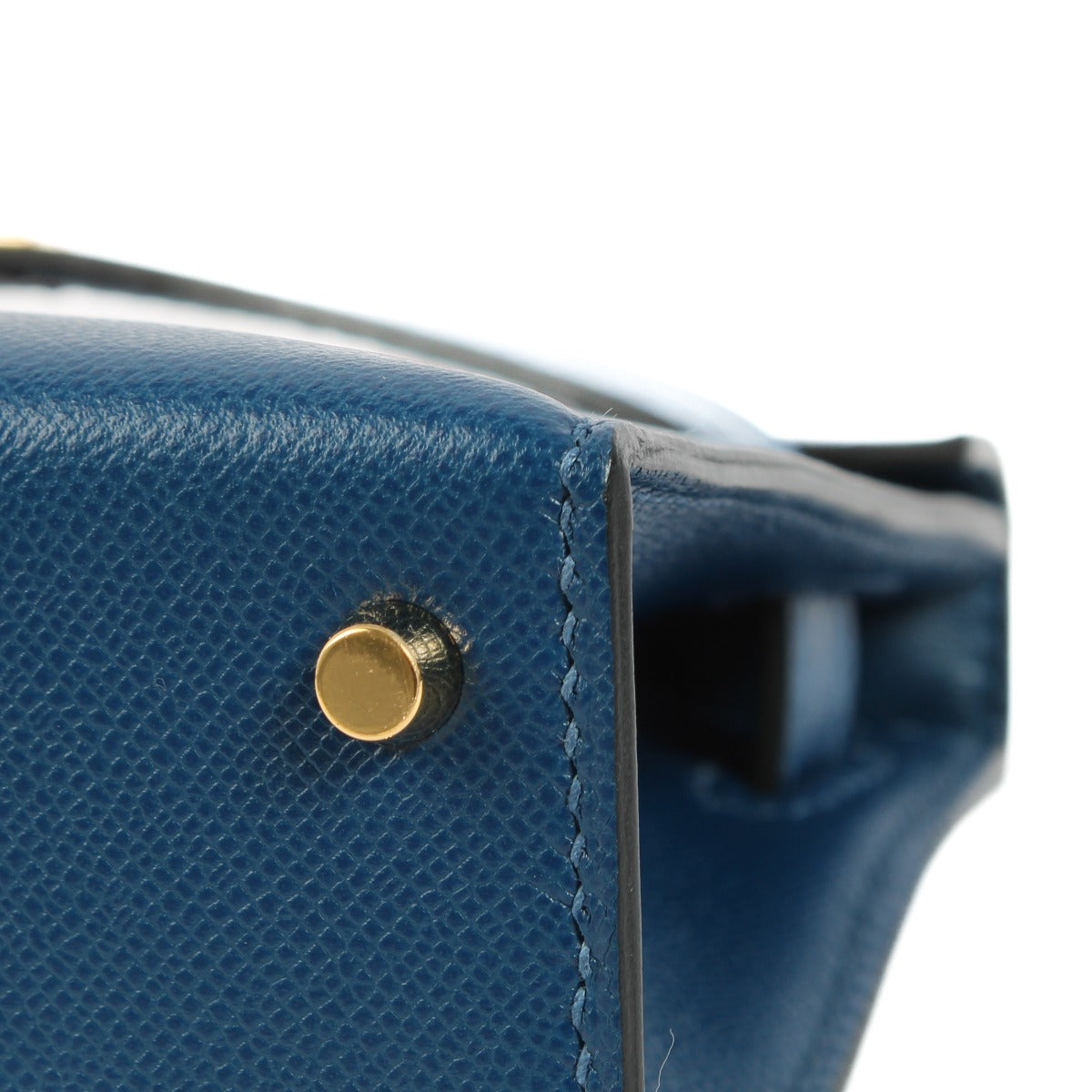 Hermès Kelly Mini II Deep Blue Madame GHW