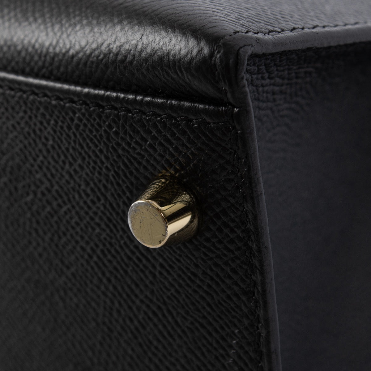 Hermès Kelly 32 Black Epsom GHW