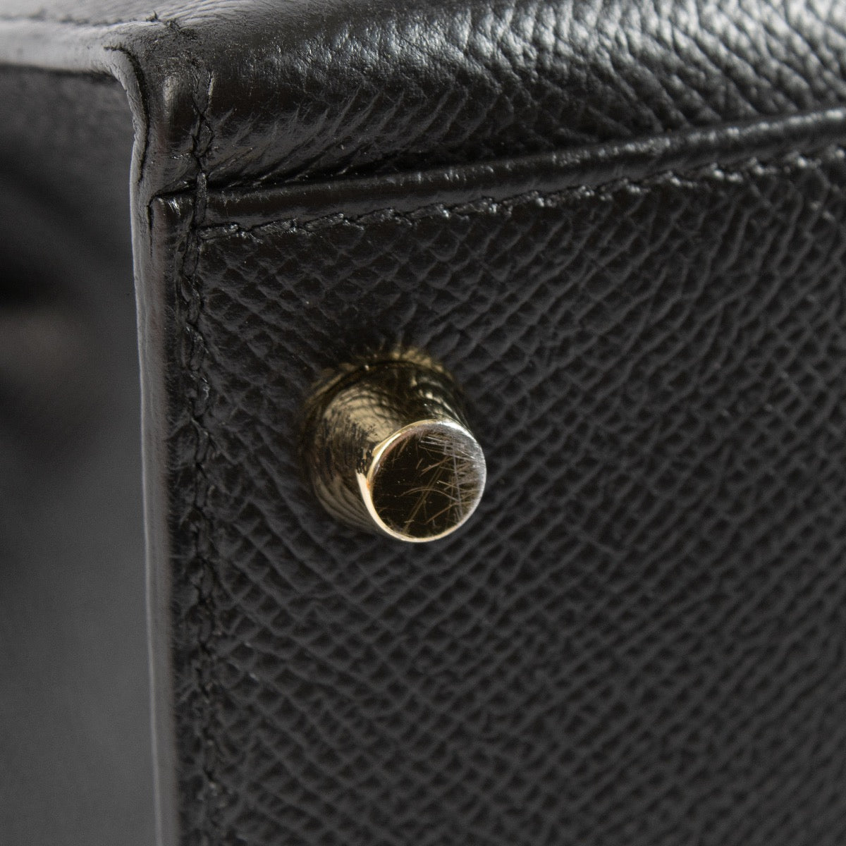 Hermès Kelly 32 Black Epsom GHW