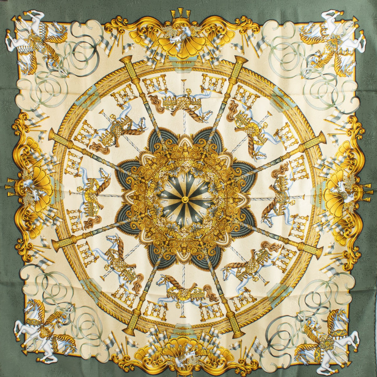 Shop 100% authentic Hermes Luna Park 90 Scarf on Labellov.com